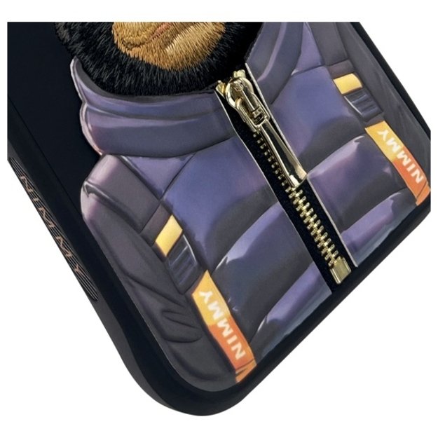 Nimmy Cool&amp Cute 2.0 Monkey Case for iPhone 15 Pro - Black 4