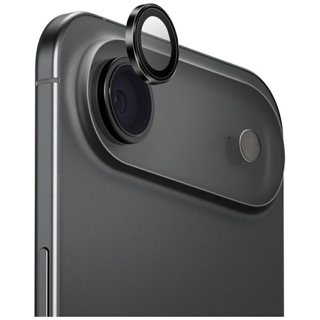 Uniq Optix Aluminum Camera Lens Protector for iPhone 17 Air with Applicator - Black