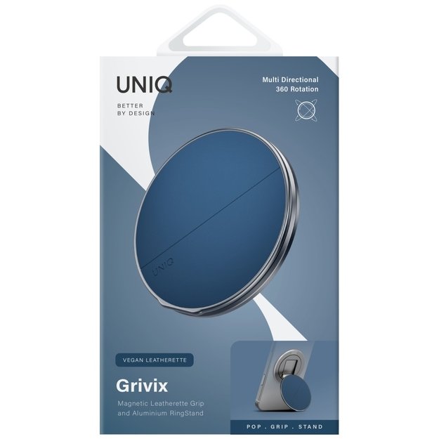 Uniq Grivix Classic 360 Mount&amp Grip Stand Magnetic Holder - Blue 3