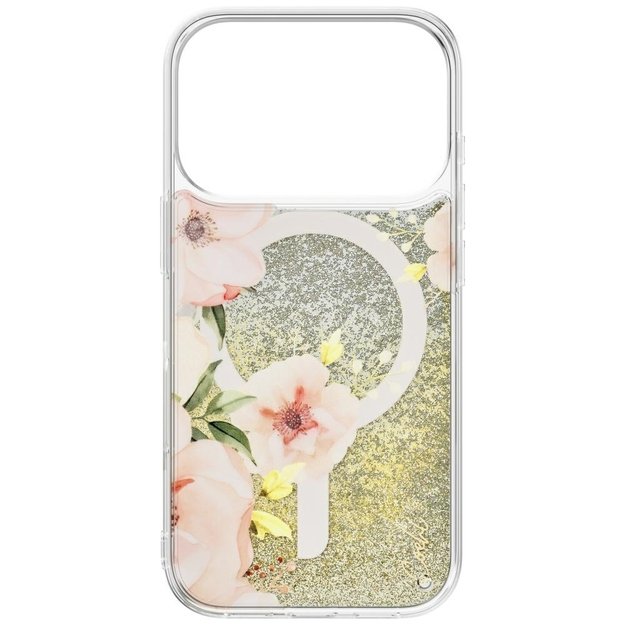 Uniq Coehl Fleurette Magnetic Charging Case for iPhone 17 Pro - Transparent 1