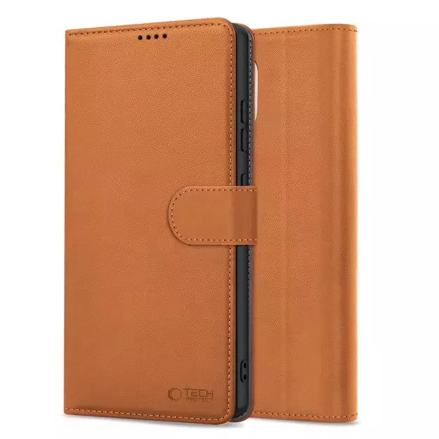 Tech-Protect Wallet Case for iPhone 16e - Brown 2