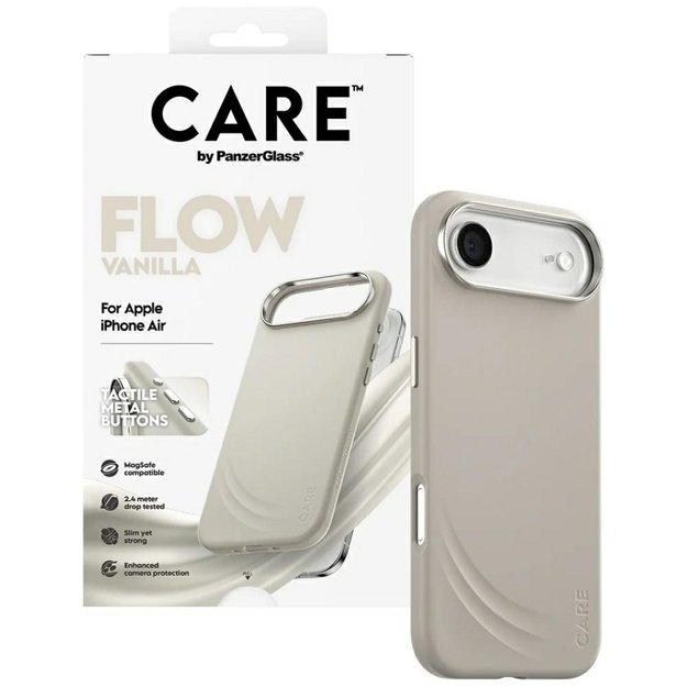 CARE by PanzerGlass FLOW MagSafe Case for iPhone Air - Beige 3