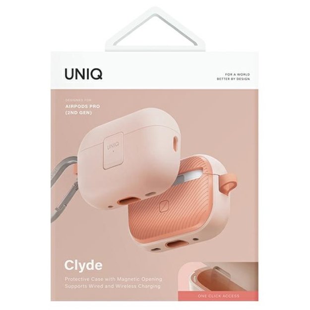 Uniq Clyde Lock Case AirPods Pro 2 - Pink 6