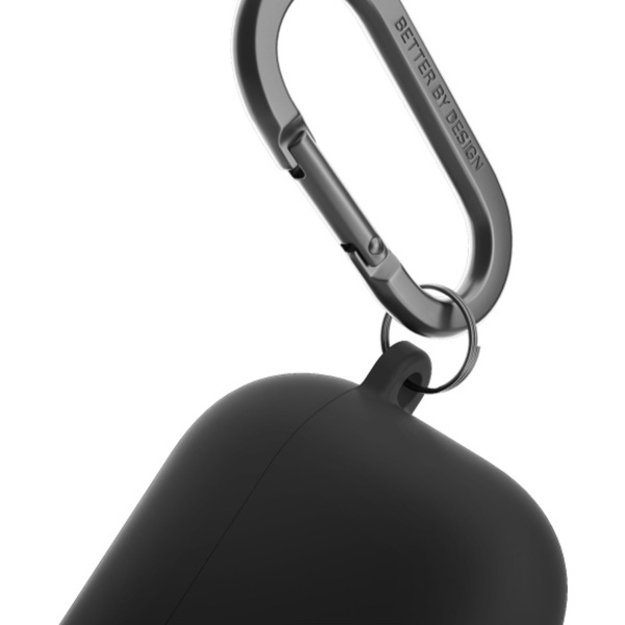 Uniq Nexo AirPods 4 + Ear Hooks Silicone case - black 6