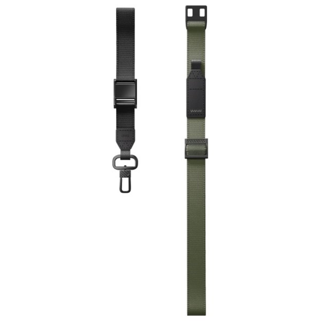 Uniq Vista 2-in-1 phone lanyard - green and black 1