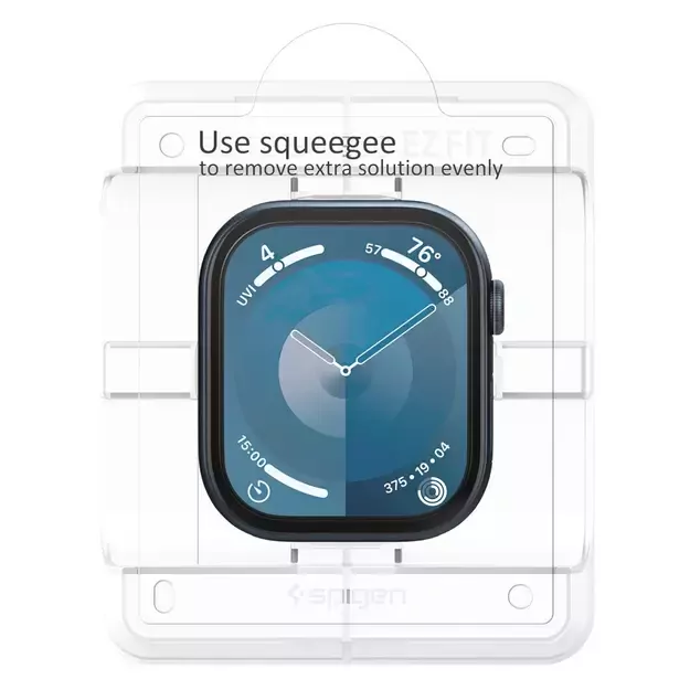 Spigen Elite Shield ”EZ FIT” Hybrid Glass 2-PACK for Apple Watch 10 (42MM) - Clear 3
