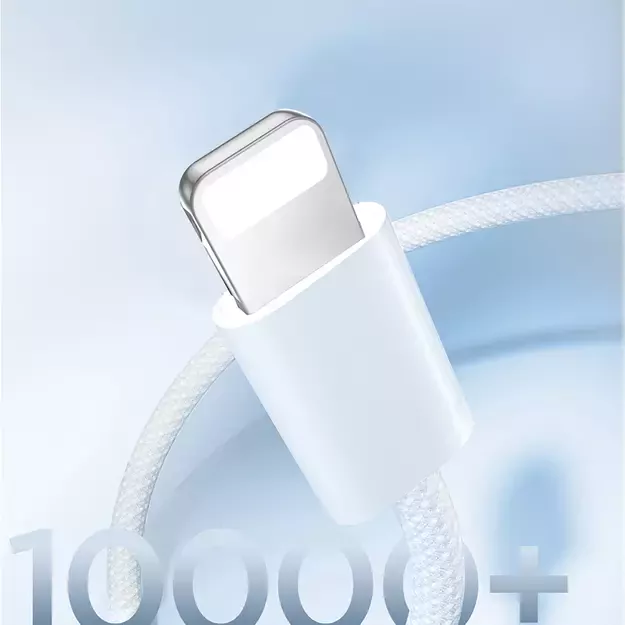 Joyroom S-A45 Ben Series 30W Cable (USB-C - Lightning) Braided 1m - White 13