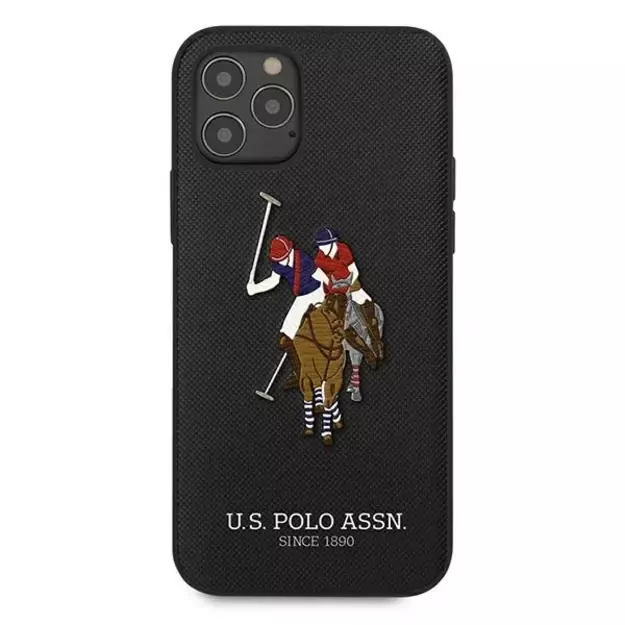 US Polo USHCP12MPUGFLBK iPhone 12/12 Pro 6.1  black/black Polo Embroidery Collection 2