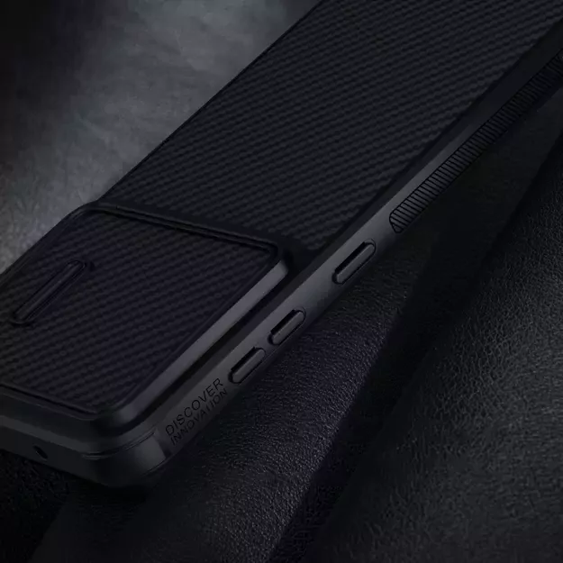 Nillkin Synthetic Fiber S Case for Samsung Galaxy S23+, camera cover, black 30