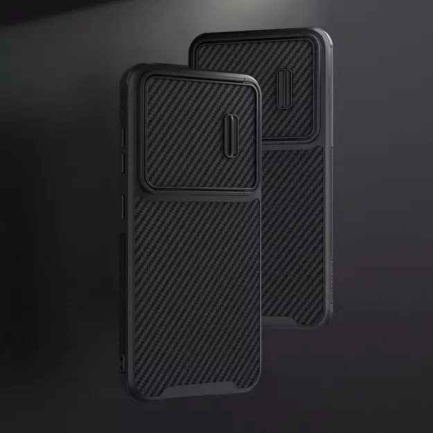 Nillkin Synthetic Fiber S Case for Samsung Galaxy S23+, camera cover, black 22