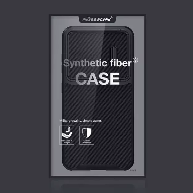 Nillkin Synthetic Fiber S Case for Samsung Galaxy S23+, camera cover, black 19