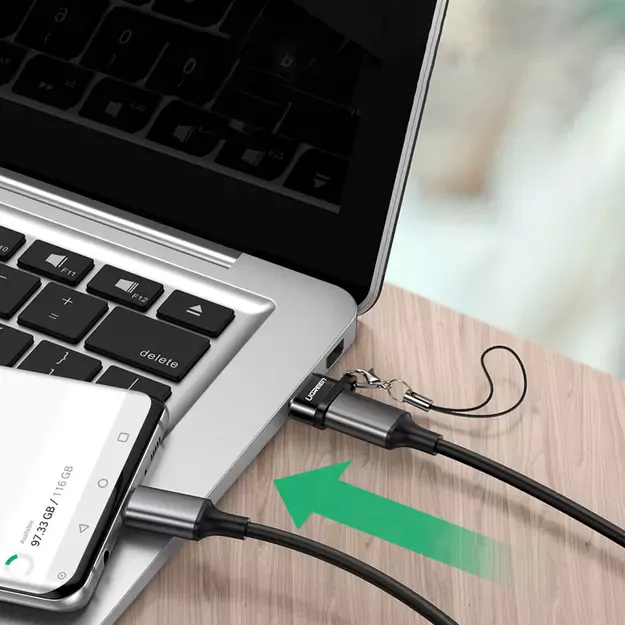 Ugreen US280 50568 USB-C 3.1 (female) / USB-A 2.0 (male) adapter - black 3
