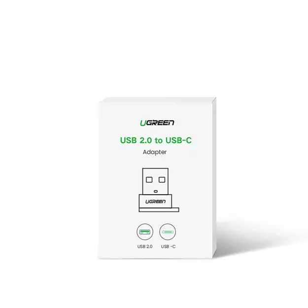 Ugreen US280 50568 USB-C 3.1 (female) / USB-A 2.0 (male) adapter - black 10