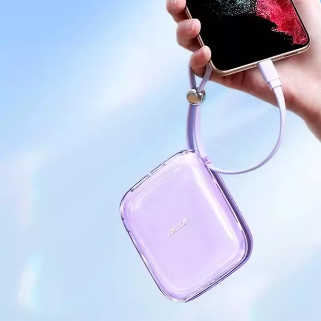 Joyroom JR-L005 10000mAh Lightning USB-A Power Bank - Purple 1