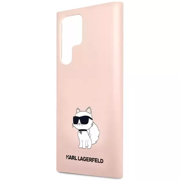Karl Lagerfeld KLHCS23LSNCHBCP S23 Ultra S918 hardcase pink/pink Silicone Choupette 12