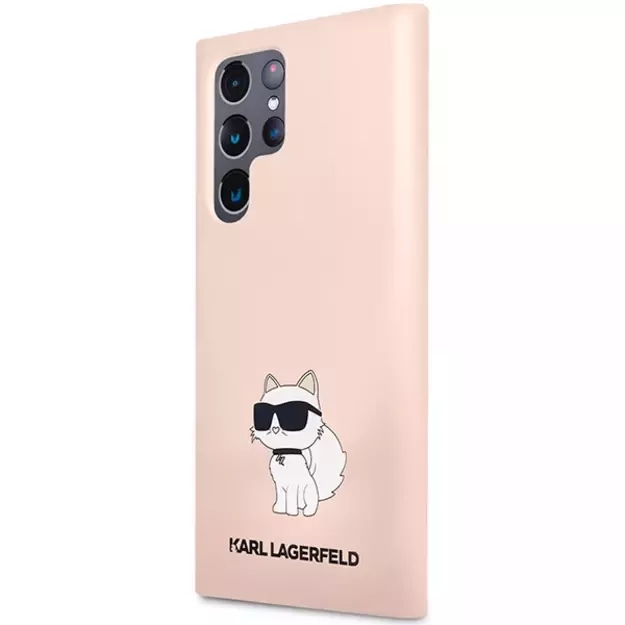 Karl Lagerfeld KLHCS23LSNCHBCP S23 Ultra S918 hardcase pink/pink Silicone Choupette 8