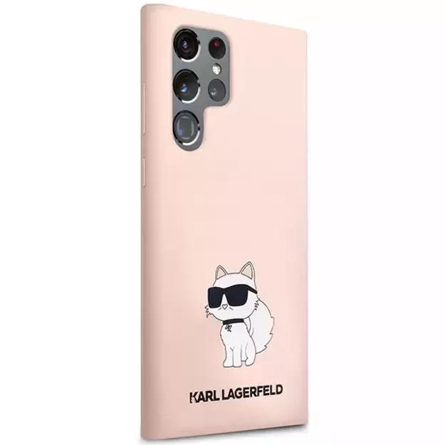 Karl Lagerfeld KLHCS23LSNCHBCP S23 Ultra S918 hardcase pink/pink Silicone Choupette 10