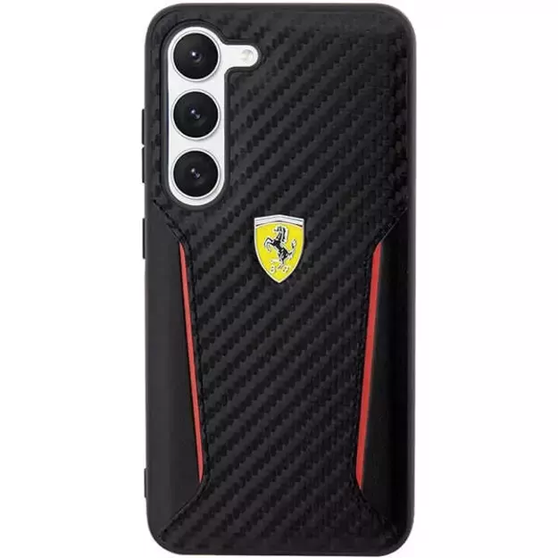 Ferrari FEHCS23MNPYK S23+ S916 black/black hardcase Carbon Contrast Edges 2