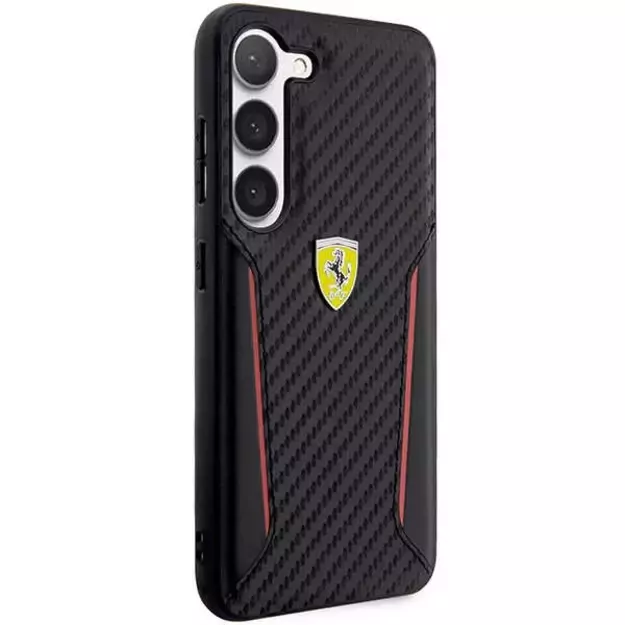 Ferrari FEHCS23MNPYK S23+ S916 black/black hardcase Carbon Contrast Edges 3