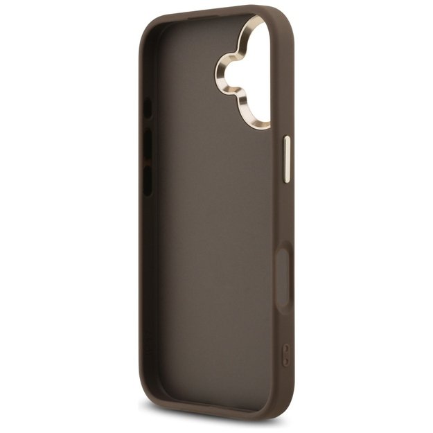 Guess 4G Big 4G Classic Logo Case for iPhone 17 - Brown and Gold 6