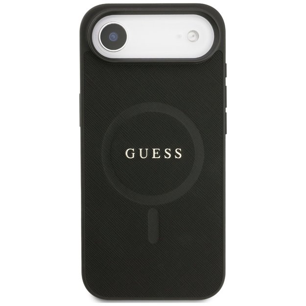 Guess Saffiano Classic Logo MagSafe case for iPhone Air - black 2