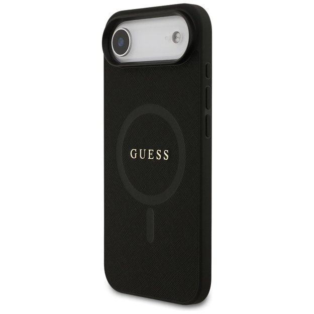 Guess Saffiano Classic Logo MagSafe case for iPhone Air - black 1