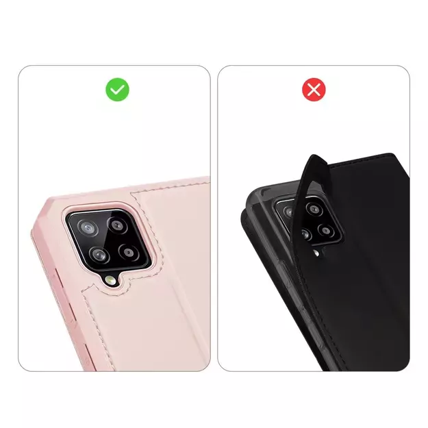 DUX DUCIS Skin X Bookcase type case for Samsung Galaxy A42 5G pink 23
