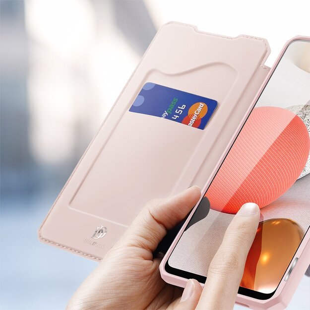DUX DUCIS Skin X Bookcase type case for Samsung Galaxy A42 5G pink 3