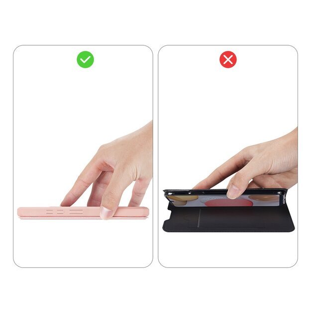 DUX DUCIS Skin X Bookcase type case for Samsung Galaxy A42 5G pink 8