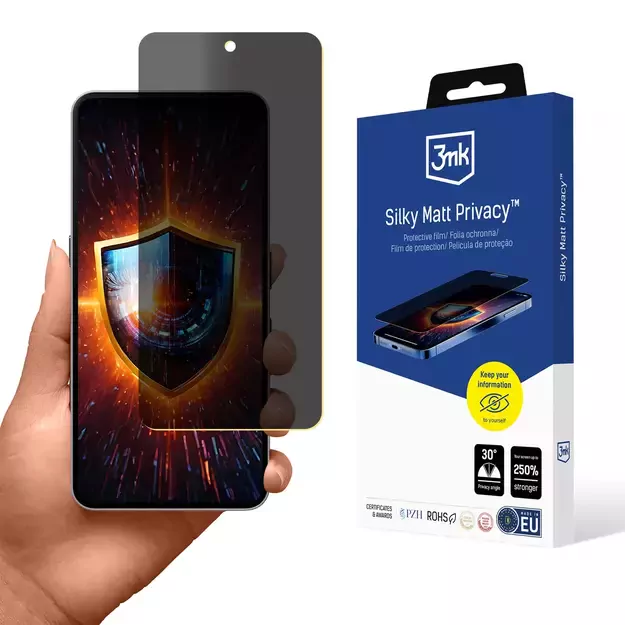 Matte privacy film 3mk Silky Matt Privacy on Nothing Phone (3a) / (3a) Pro