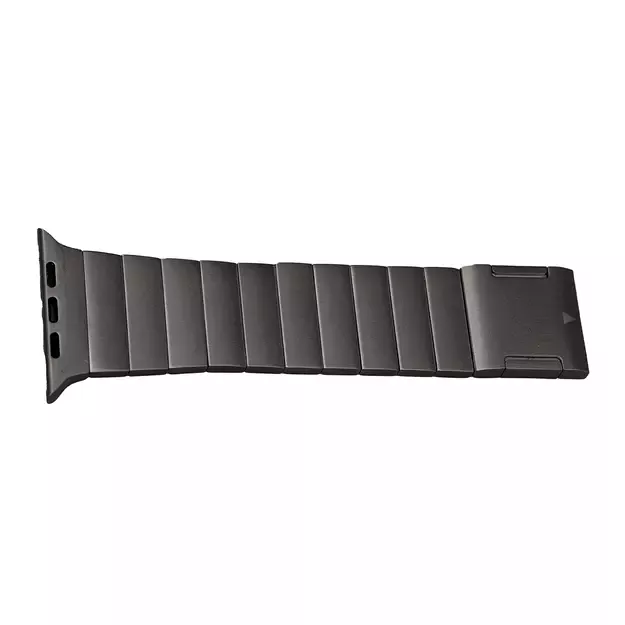 Puro TITAN Stainless Steel Apple Watch Band 42/44/45/49mm - Black 2