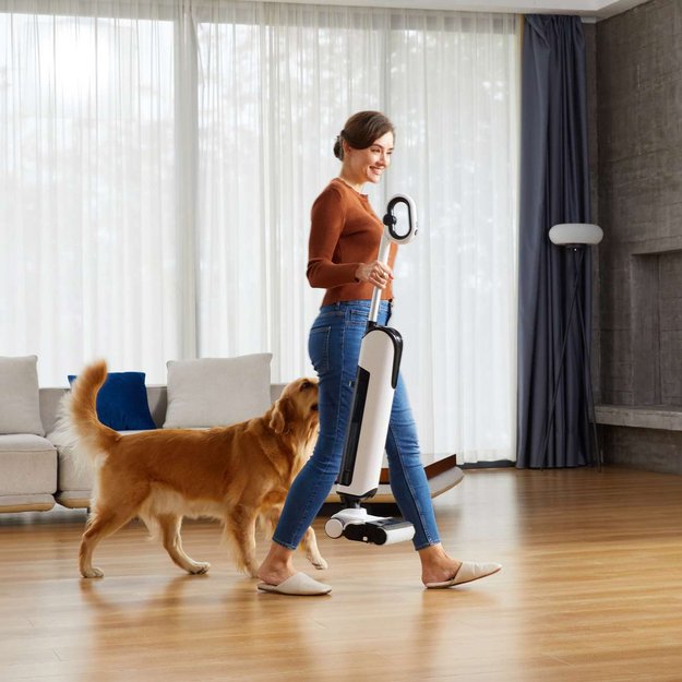UWANT D100 17000Pa Upright Vacuum Cleaner with Mopping Function and Charging Station - White 10