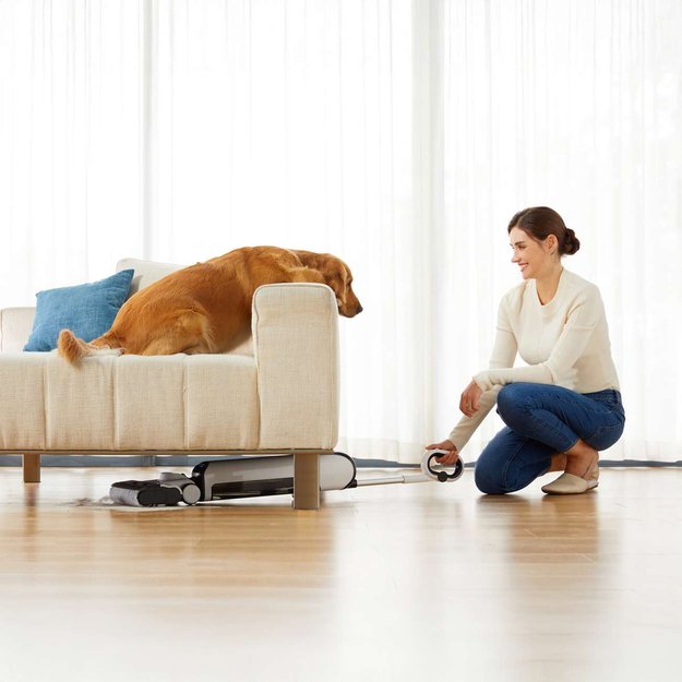 UWANT D100 17000Pa Upright Vacuum Cleaner with Mopping Function and Charging Station - White 1