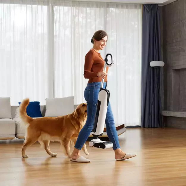 UWANT D100 17000Pa Upright Vacuum Cleaner with Mopping Function and Charging Station - White 39