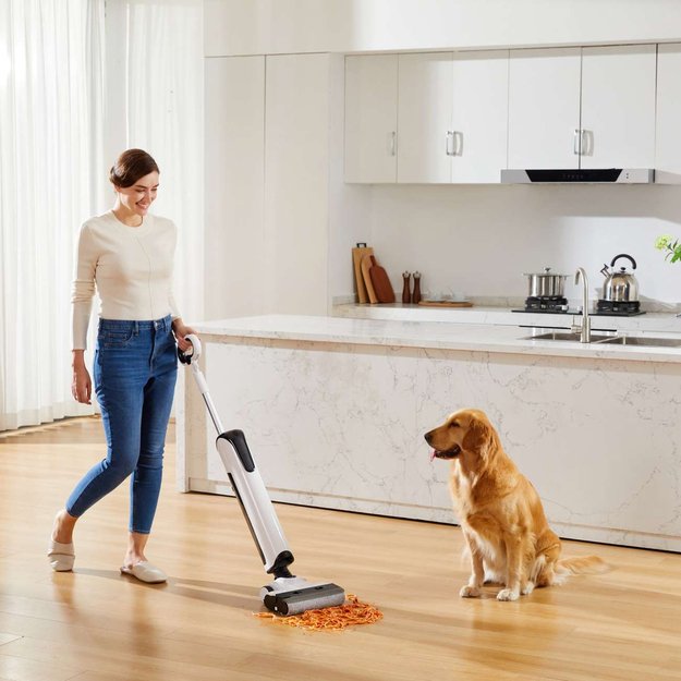 UWANT D100 17000Pa Upright Vacuum Cleaner with Mopping Function and Charging Station - White 11