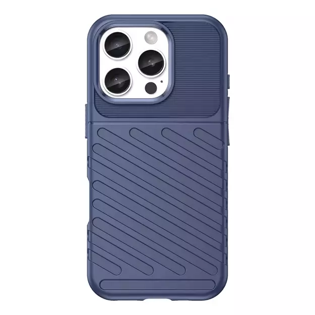 Thunder Case for iPhone 16e Silicone Armored Cover - Blue 1