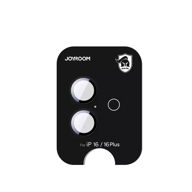 Joyroom JR-MFY0255 Glass Screen Protector for iPhone 16/16 Plus Lenses - Black