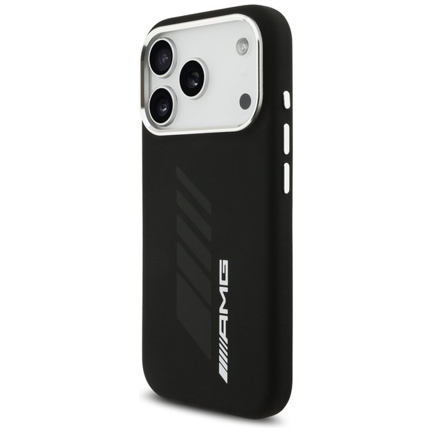 AMG Silicone Oversize Rhombs MagSafe Case for iPhone 17 Pro - Black 1