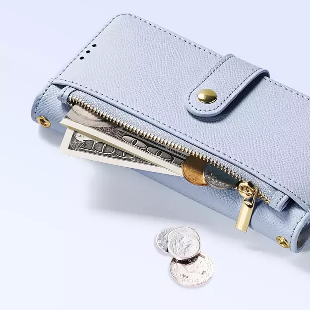 Dux Ducis Lawa Leather Case for iPhone 15 Pro Max - Blue 19