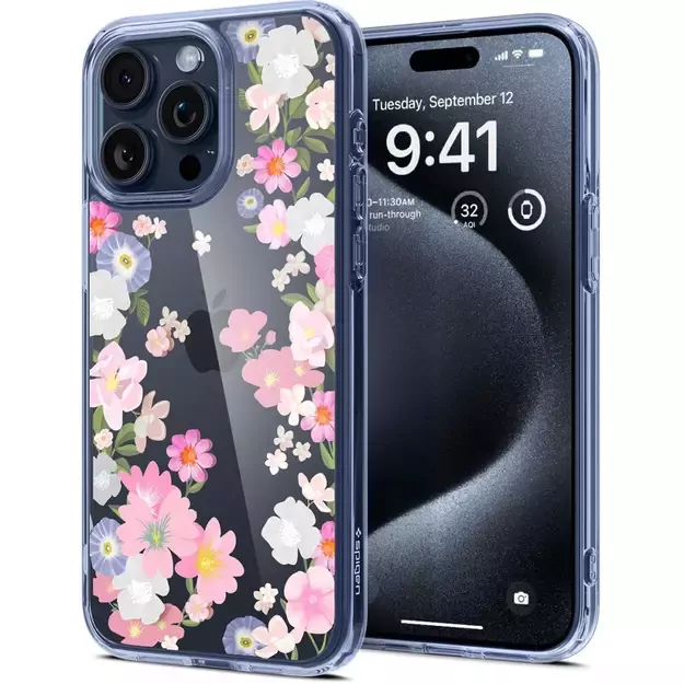 Spigen Ultra Hybrid iPhone 15 Pro Case - Clear