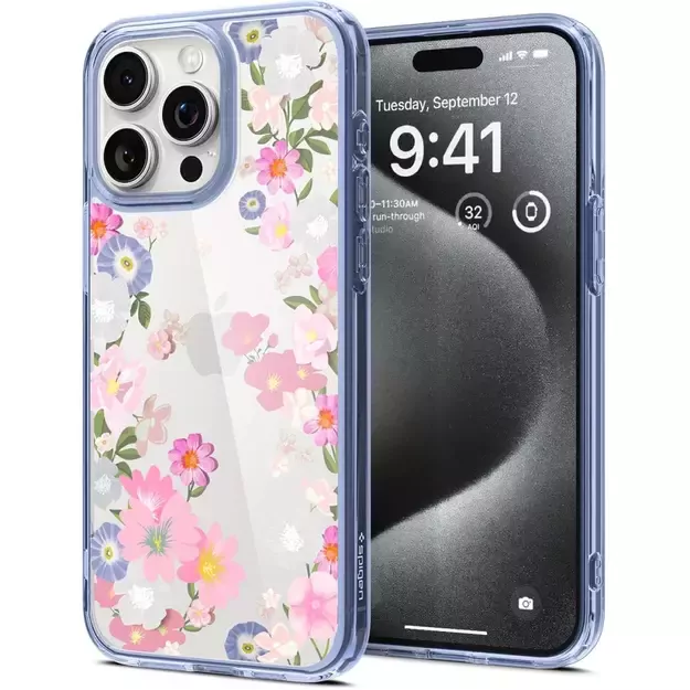 Spigen Ultra Hybrid iPhone 15 Pro Case - Clear 8