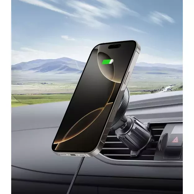 Tech-Protect MM15W-V4 Magnetic MagSafe 15W Car Holder for Cockpit / Windshield / Air Vent - Black 18