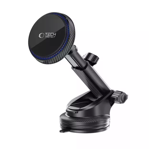 Tech-Protect MM15W-V4 Magnetic MagSafe 15W Car Holder for Cockpit / Windshield / Air Vent - Black 11