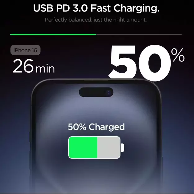 Spigen Essential EE201EU USB-C 20W Wall Charger - White 1