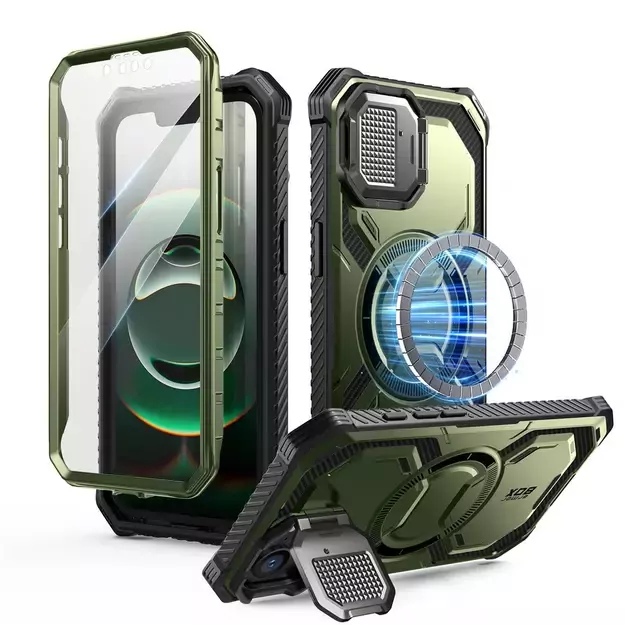 IBLSN Armorbox Mag MagSafe Supcase Case for iPhone 16e - olive