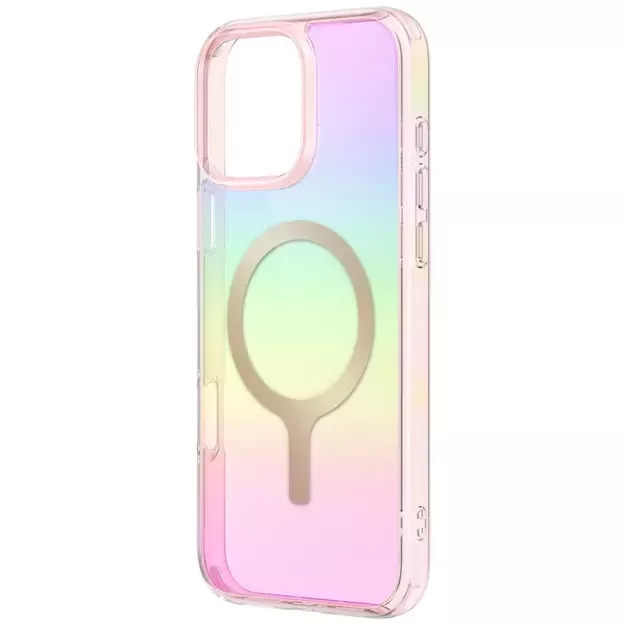 Uniq Iridescia Magclick Charging Case for iPhone 16 Pro - Pink 5