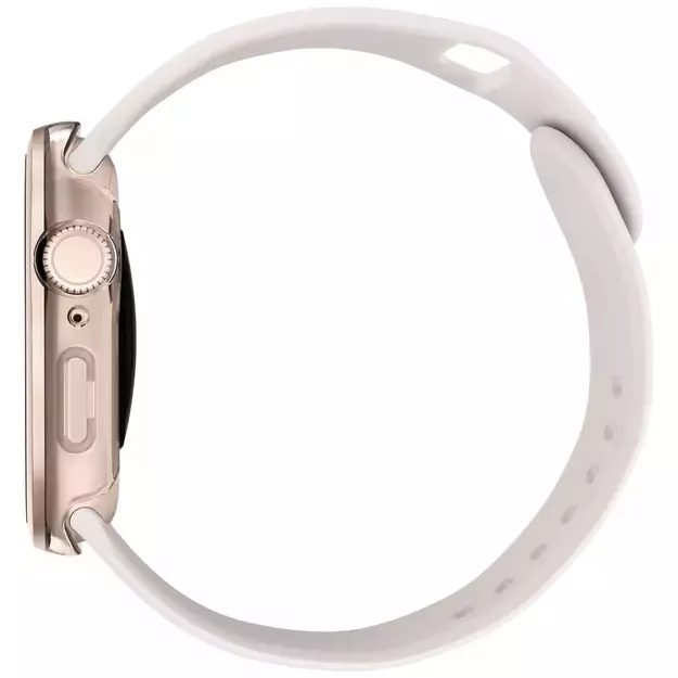 Uniq Voute Tempered Glass Case for Apple Watch 10 46mm - Rose Gold 6