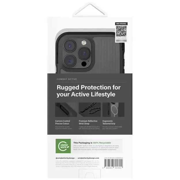 Uniq Combat Active Magclick Charging Case for iPhone 16 Pro Max - Black 5