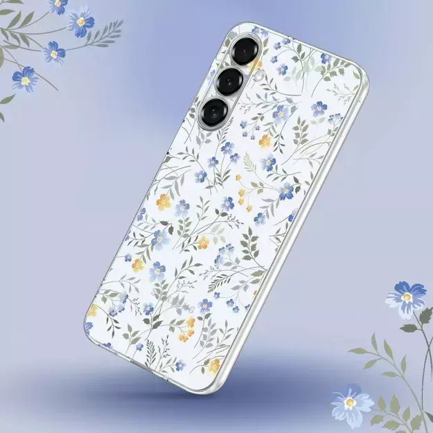 Tech-Protect FlexAir Case for Samsung Galaxy A56 5G - Daisies with Leaves 1