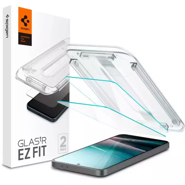 Spigen Glas.TR &quot Ez Fit&quot  Tempered Glass 2-pack for Samsung Galaxy A36 5G - Transparent